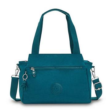 Kipling Elysia Schoudertassen Turquoise | BE 1409LI